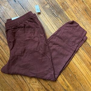 Copper Brown Linen Old Navy Pants in Size L
